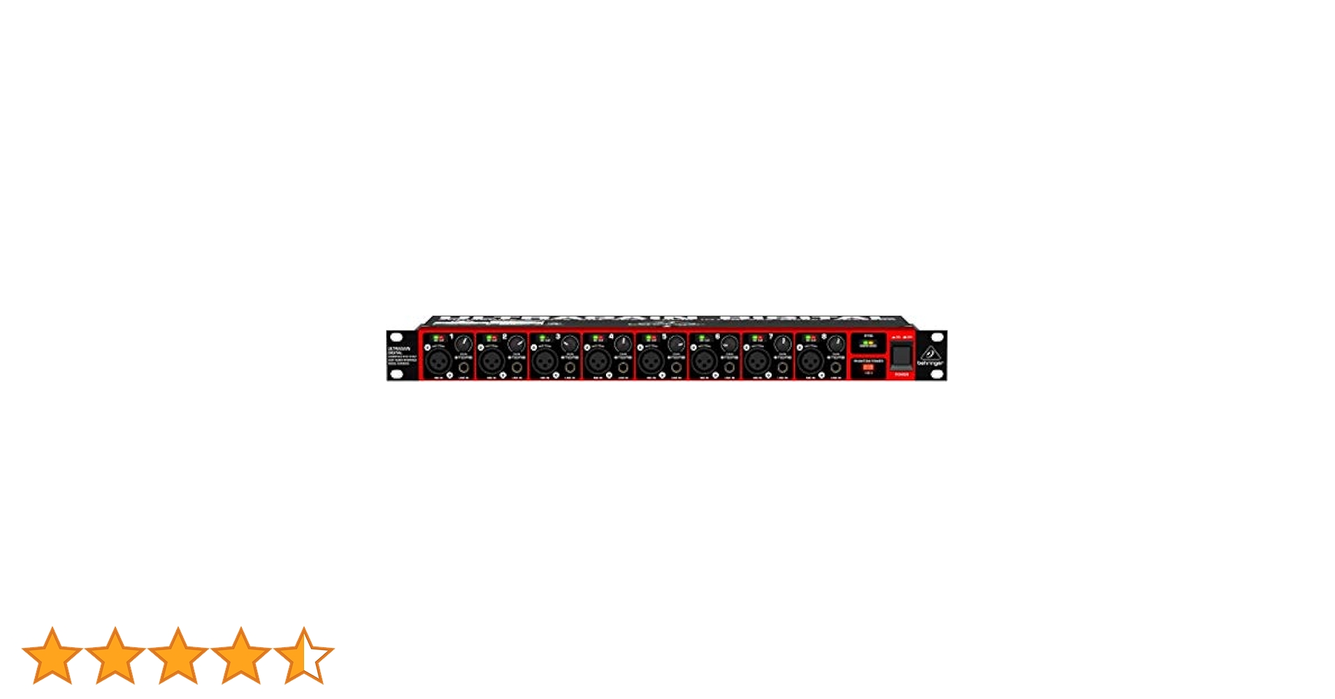 DTM・DAW Behringer ULTRAGAIN ADA8200 Behringer ADA8200 8 In/8 Out ADAT Audio Interface With MIDAS
